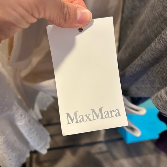 MaxMara Beige High-Waist Trousers - Picture 5 of 7